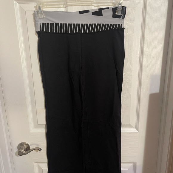 Lululemon flare yoga pant with asymmetrical waste band